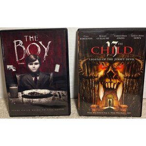 Horror DVD Lot of 2 The 13th Child Jersey Devil and The Boy Thriller Movies